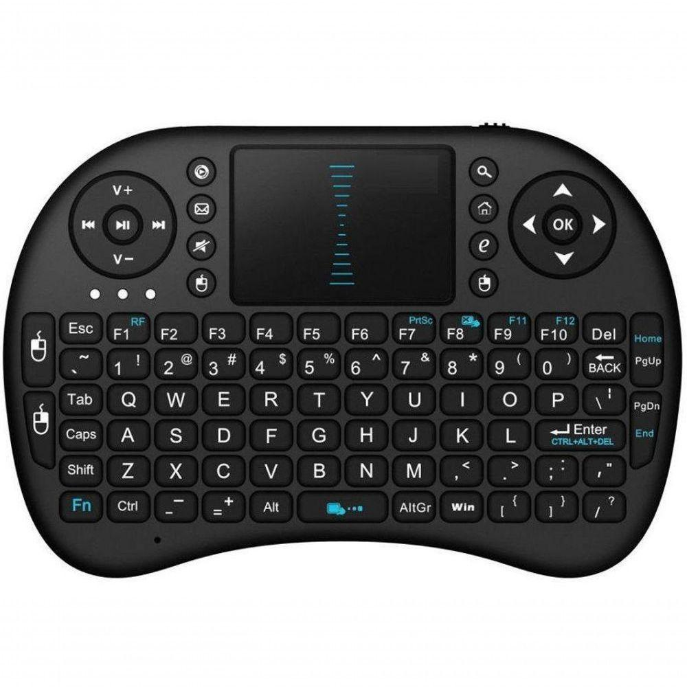 Mini Teclado Qwerty Wireless Sem Fio Pc Celular Smart Tv Em Promo O Na