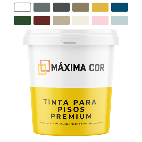 Tinta para Pisos Alta Resistência MáximaCor Premium 900ml no Shoptime