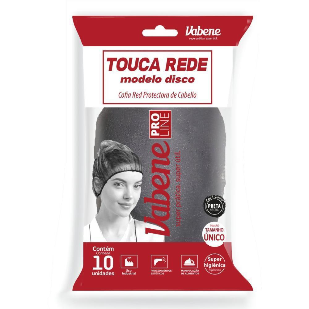 Touca Descartavel Rede 20Cm 100 Nylon Preta Submarino