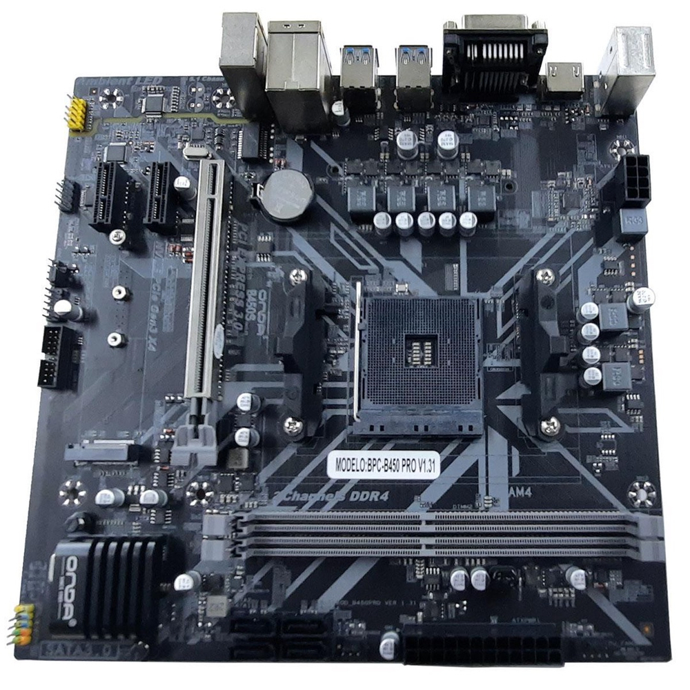 Placa Mae Am4 Bpc B450 Pro Brazil Pc No Shoptime