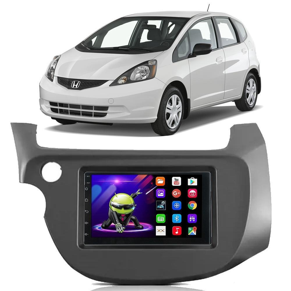 Kit Central Multimídia Android Honda Fit 2009 2010 2011 2012 no Shoptime