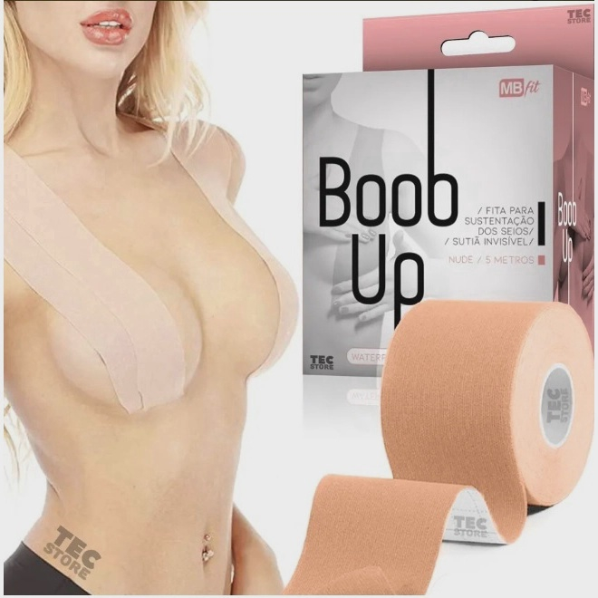 Suti Adesivo Levanta Peito Seios Fita Boob Up Invis Vel Fit No Shoptime