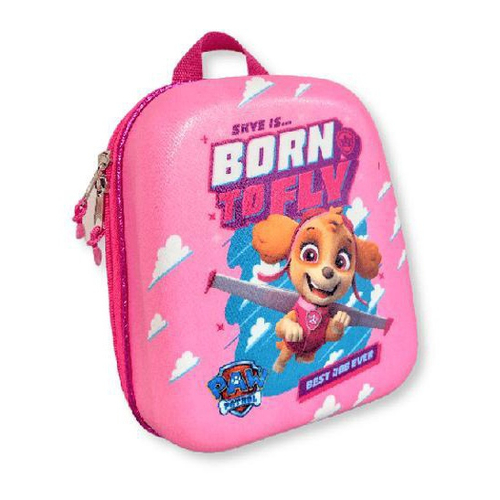 Mochila Lancheira Infantil 3D Paw Patrol Skye Rosa Patrulha Submarino