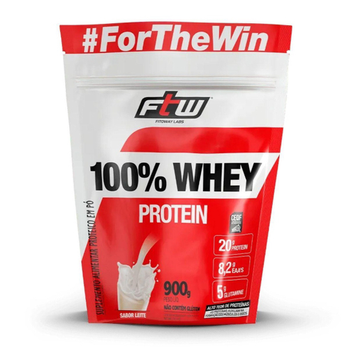 Kit Whey 100 Concentrado 900G Creatina Ultra 300G Ftw em Promoção na