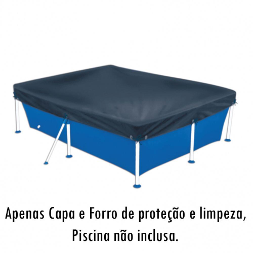 Kit Capa Piscina 1000 Litros Forro De Proteção Limpeza Mor em