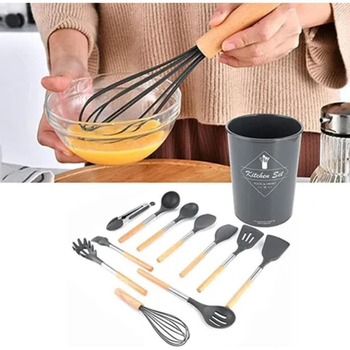 Jogo De Jantar Kit Utens Lios De Cozinha Silicone P Em Promo O Na