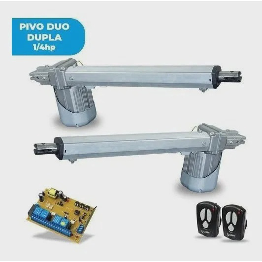 Kit Motor para Portão Pivotante Duplo Seg Duo 1 3Hp 127V Submarino