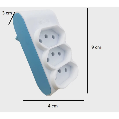 Pino Benjamin Adaptador De Tomada Multiplicador Tripolar P T A