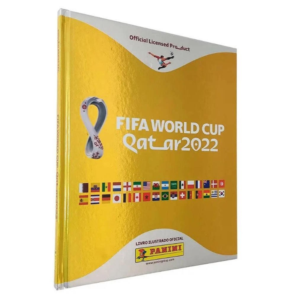 Álbum Completo Copa Do Mundo Fifa Qatar 2022 Capa Dura Dourado Submarino