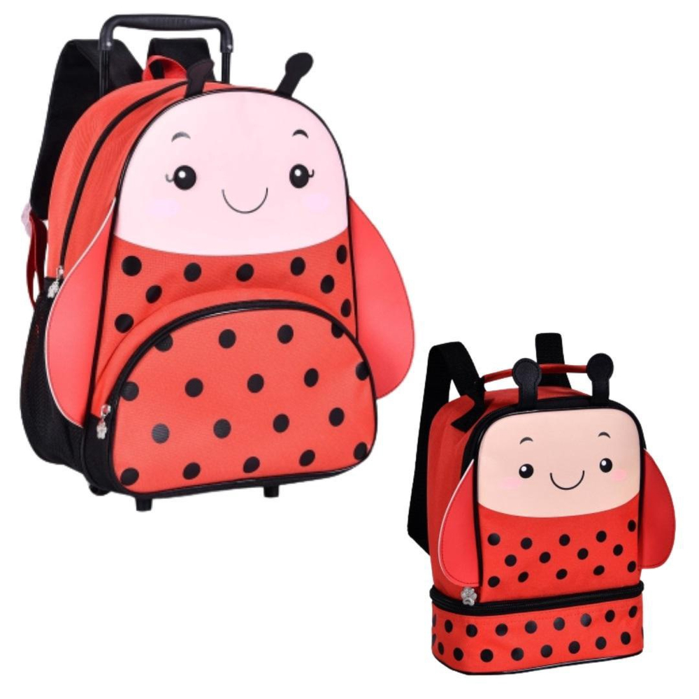 Kit Mochila Infantil Rodinhas Escolar Passeio Desenho Na Americanas