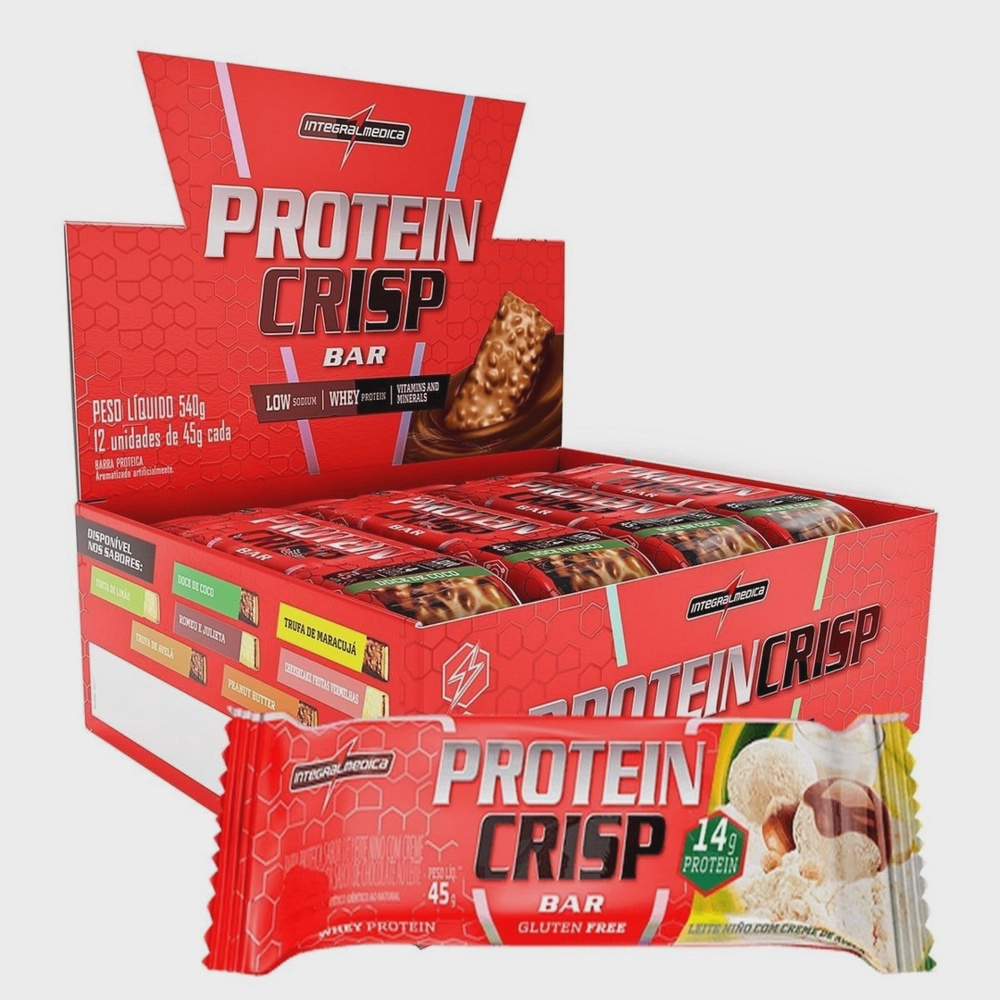 Protein Crisp Bar Leite Nio Creme De Avel Caixa Un