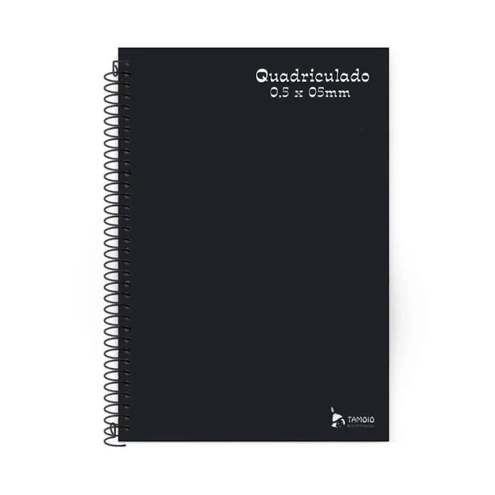 Caderno Quadriculado Universit Rio Espiral Folhas X Mm Tamoio