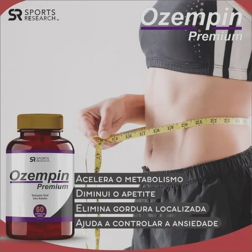 2 Ozempin Premium 120 Cápsulas Suplemento Alimentar Ozempic em Promoção