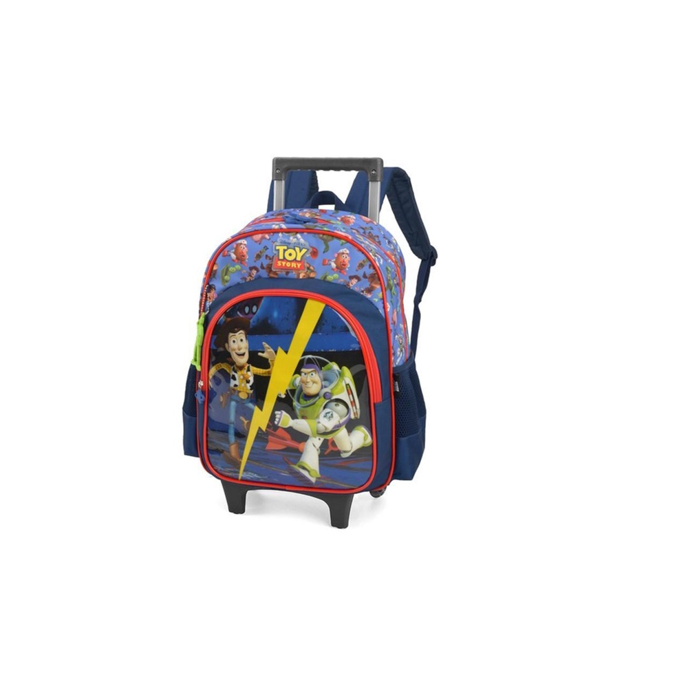 Mochila Escolar Rodinha E Costas Toy Story Original Disney No Shoptime