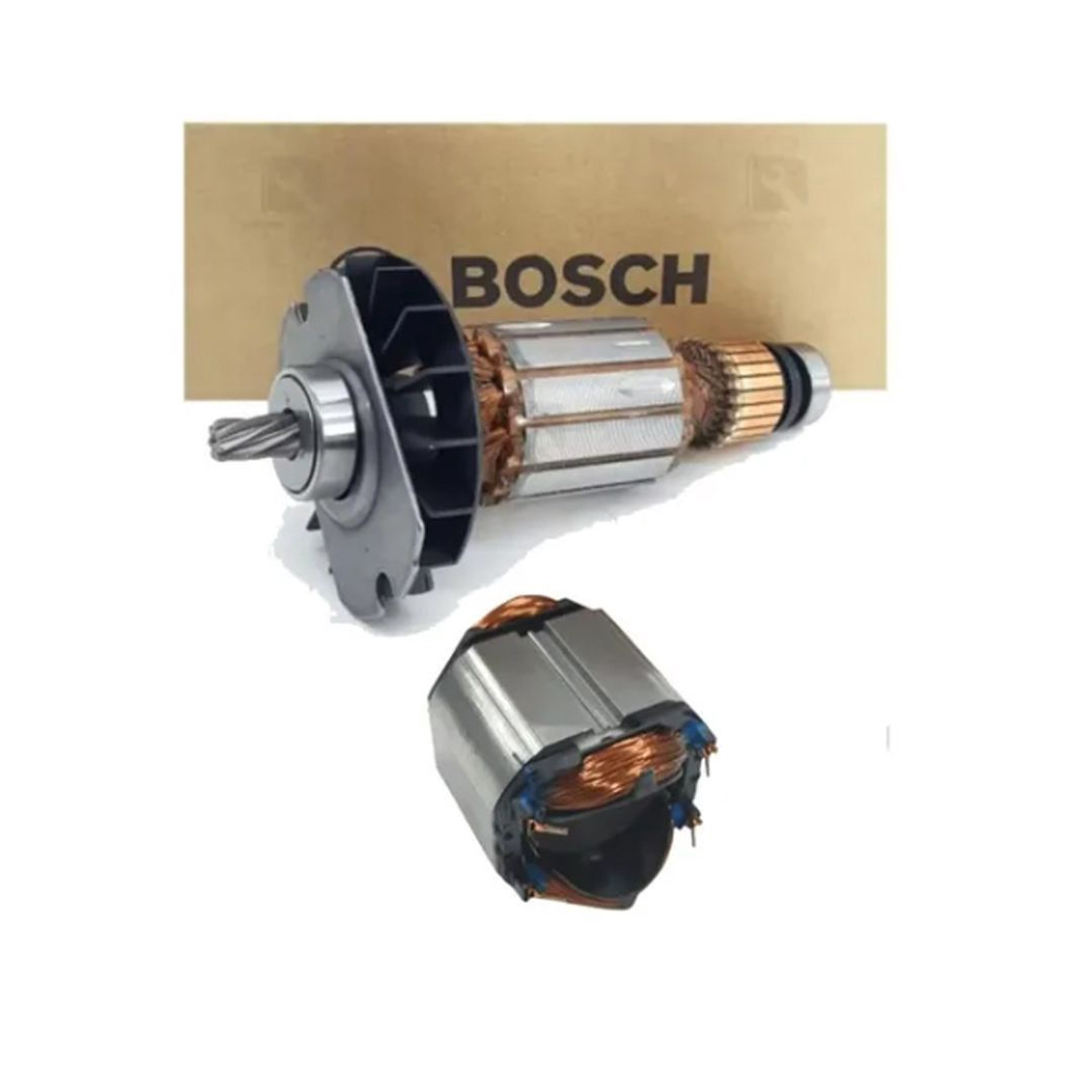 Kit Induzido E Estator Bosch Original Martelete Gbh 2 24D 127V Em