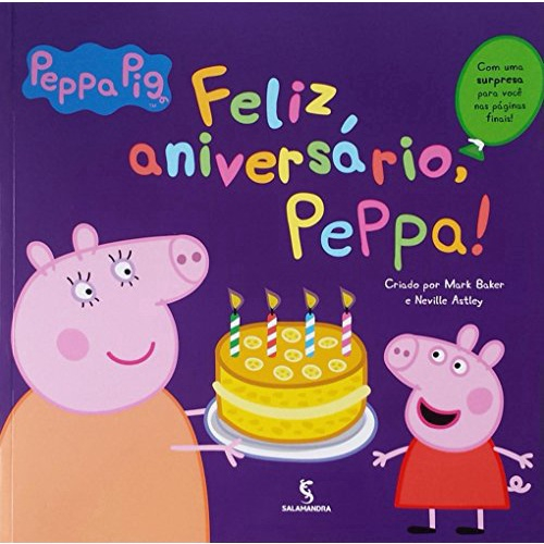 Livro Feliz Aniversario Peppa De Salamandra Moderna Submarino