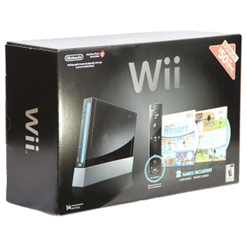 Console Nintendo Wii Preto 110V 1 Jogo Clase A No Shoptime