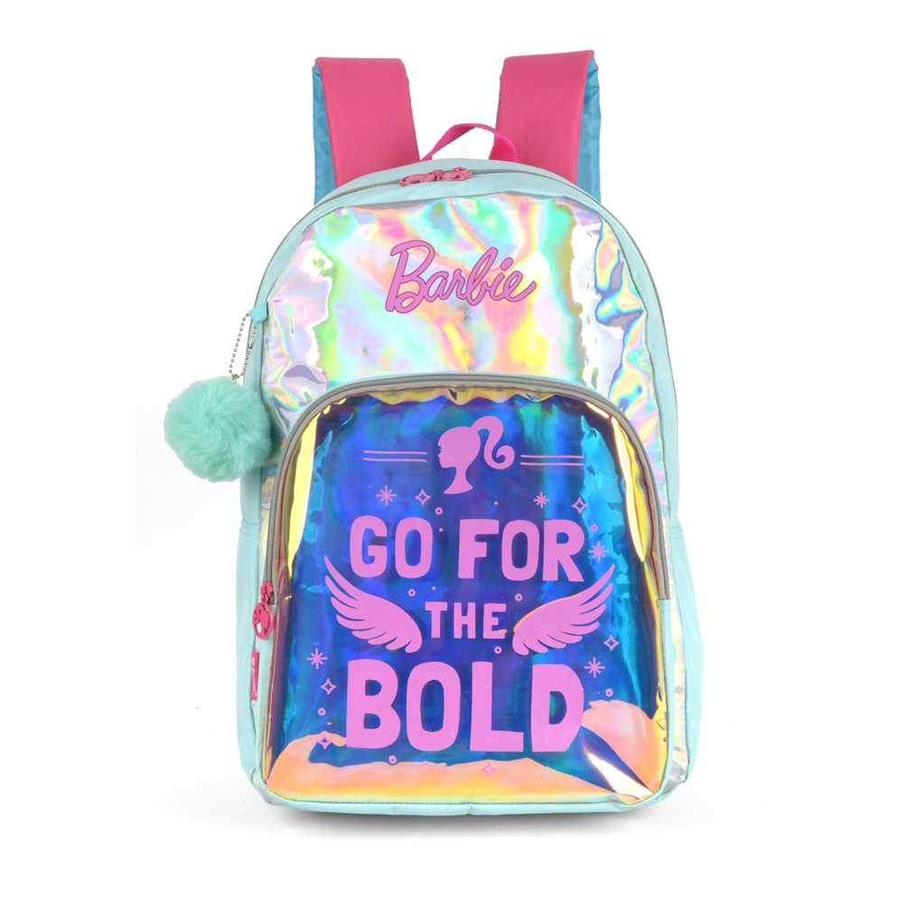 Mochila Costas Escolar Infantil Barbie Luxcel Ms Verde No Shoptime