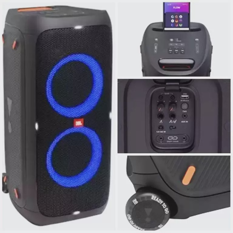 Caixa de Som jbl PartyBox 310 Bluetooth Portátil Amplificada USB