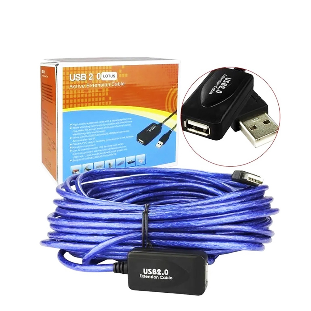 Cabo Usb Metros Amplificado Macho Femea Extensor Em Promo O Na