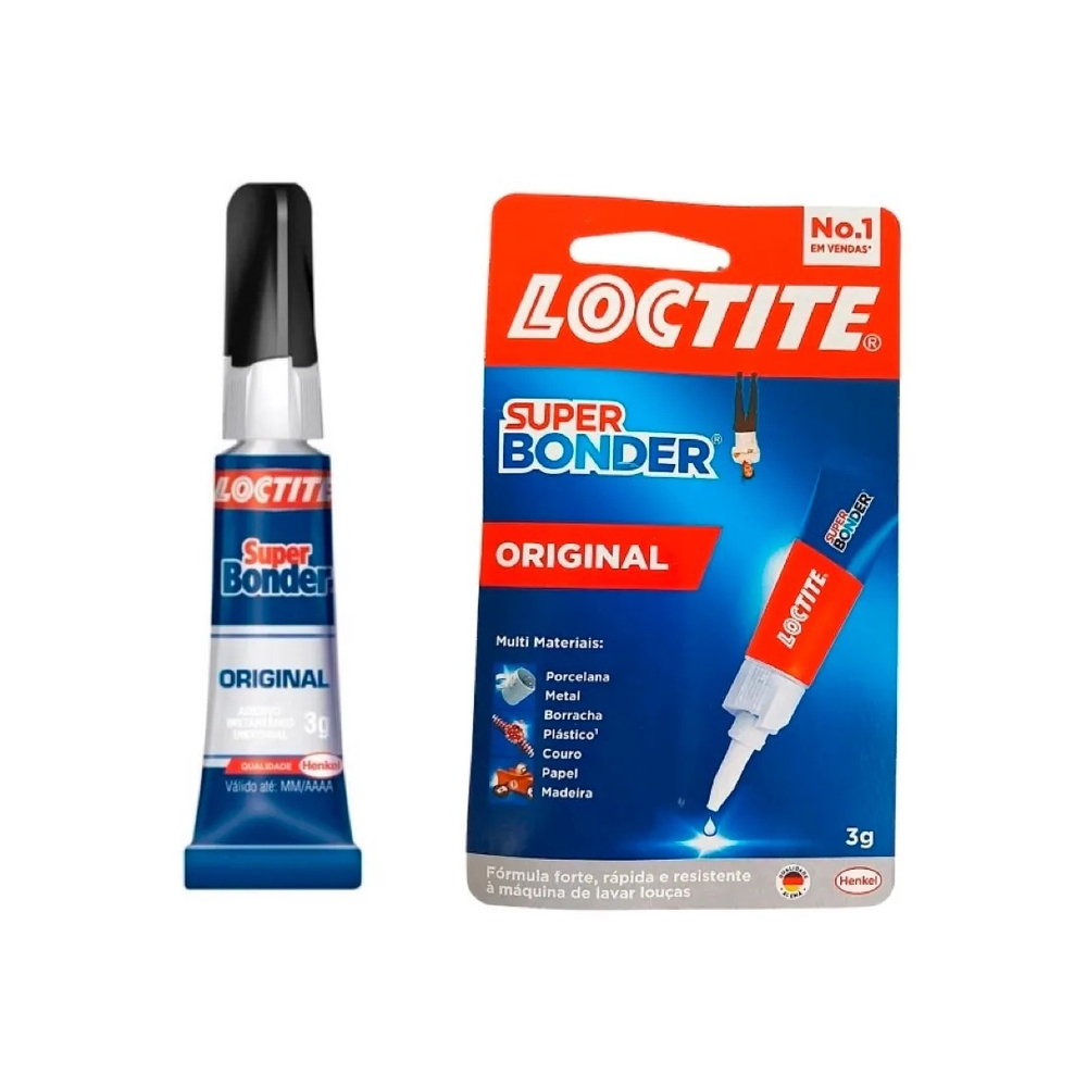 Cola Instantânea Super Bonder Loctite 3g Henkel Original Submarino