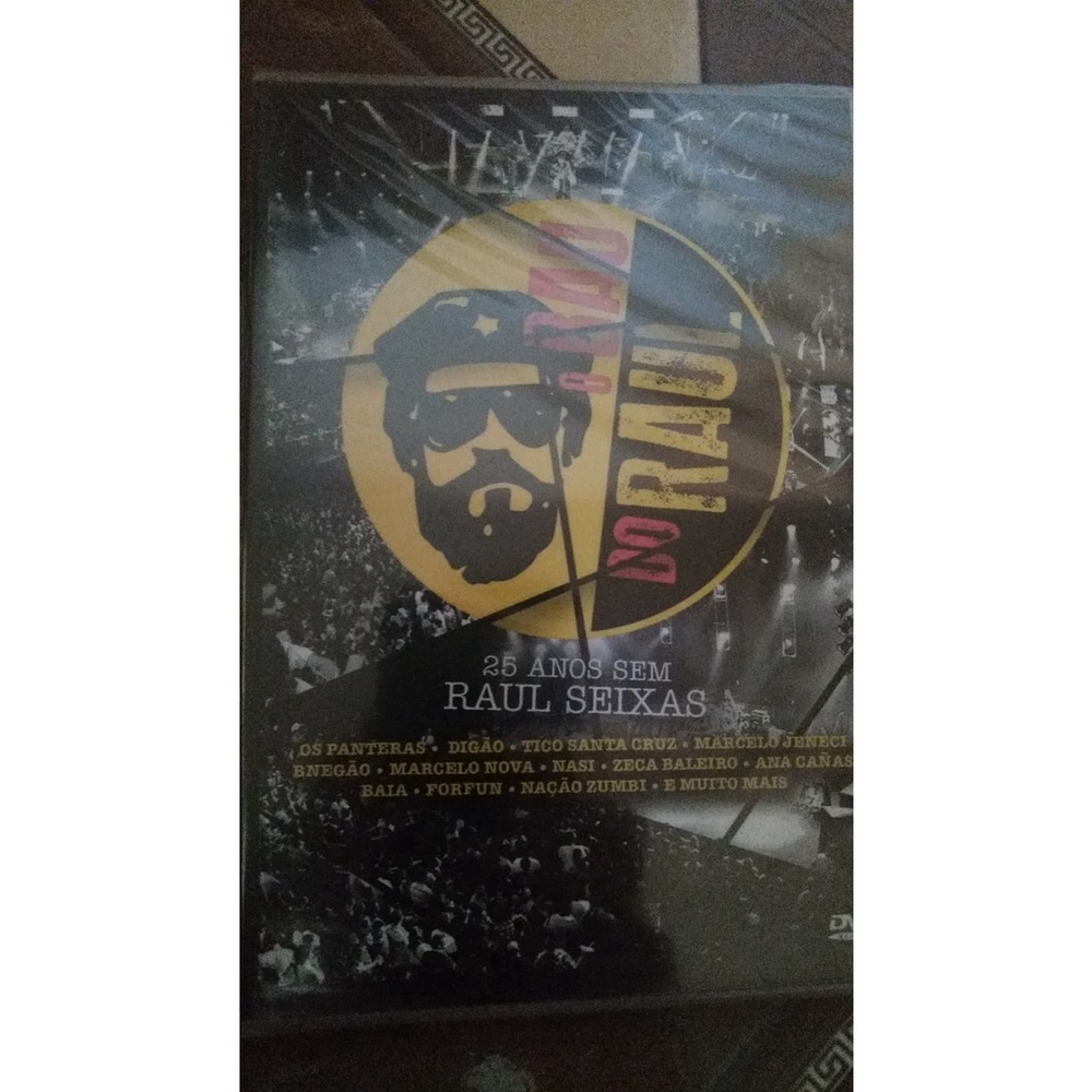 Dvd O baú do raul 25 anos sem raul seixas original lacrado em