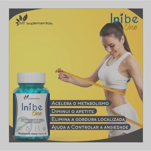 1x Inibe One 60 Cápsulas Original Suplemento Alimentar em Promoção na