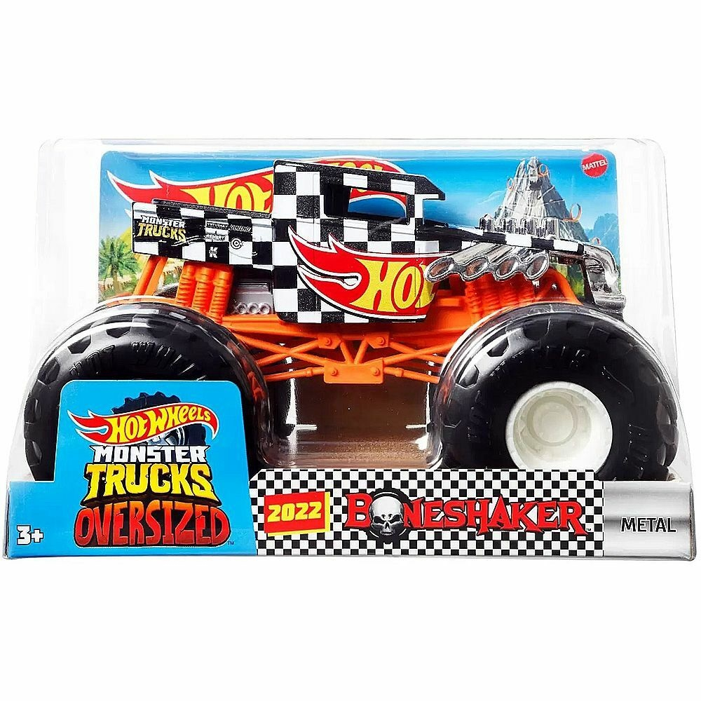 Monster Trucks Bone Shaker Race Hdl Mattel No Shoptime