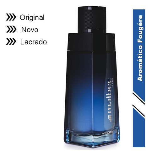 Perfume masculino malbec bleu 100ML O boticário no Shoptime