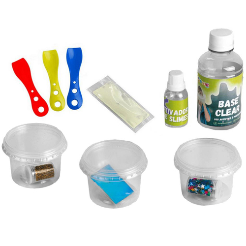 Kit Completo Para Fazer Slimes Fábrica Na Maleta Bang Toys em