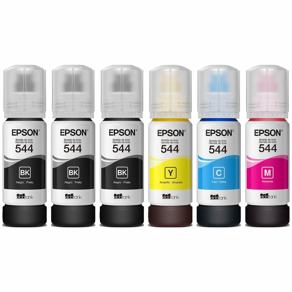 Kit Combo De Refil Tintas Epson T Original L L Combo