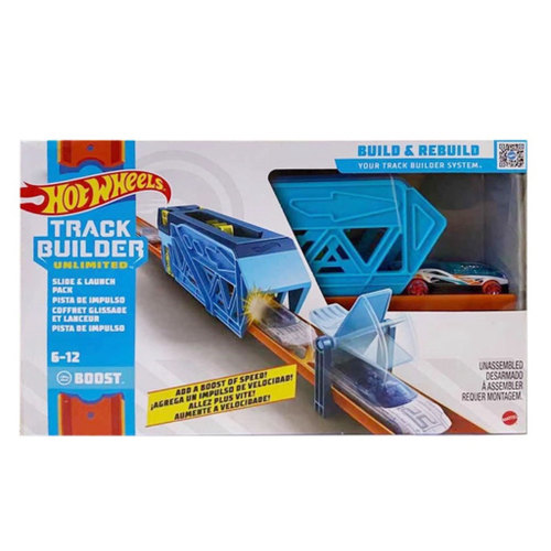 Hot Wheels Track Builder Componentes Pista Corrida Lan Ador E Carrinho Glc Mattel Em Promo O