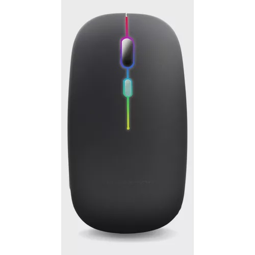 Mouse Sem Fio Recarregável Wireless Bluetooth Led Rgb 2 4ghz no Shoptime