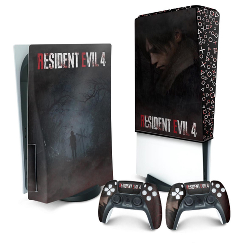 Capa Anti Poeira e Skin PS5 Resident Evil 4 Remake em Promoção na