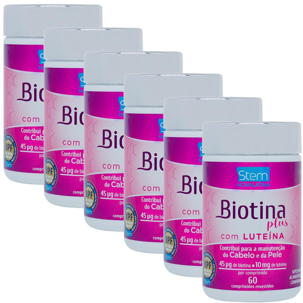 Kit Biotina Plus Lute Na Comprimidos Stem Submarino