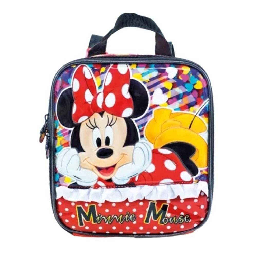 Lancheira Minnie Termica Magic Disney Xeryus X X Cm Cor Vermelho