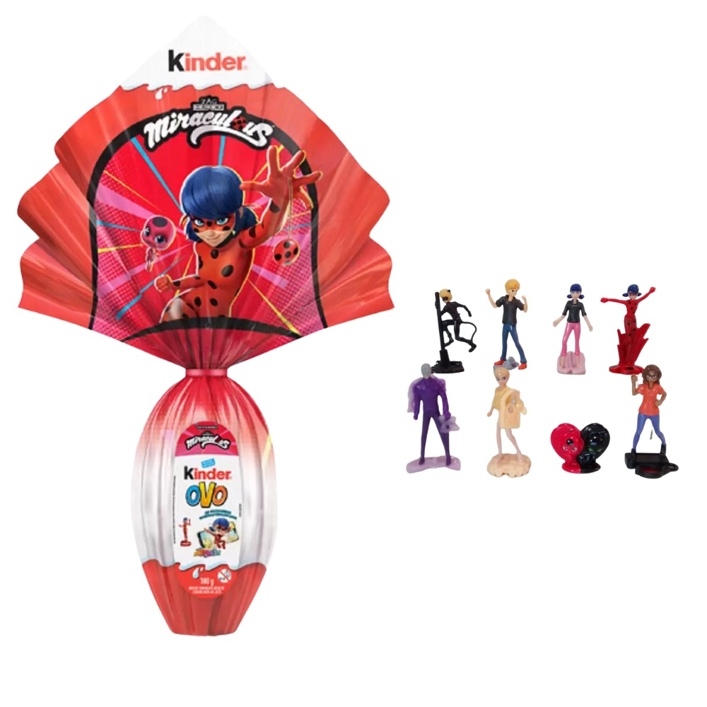 Ovo de Páscoa Kinder Maxi Miraculous 100g no Shoptime