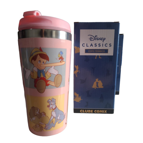 Copo T Rmico Viagem Ml Tampa Classics Disney Comix Em Promo O