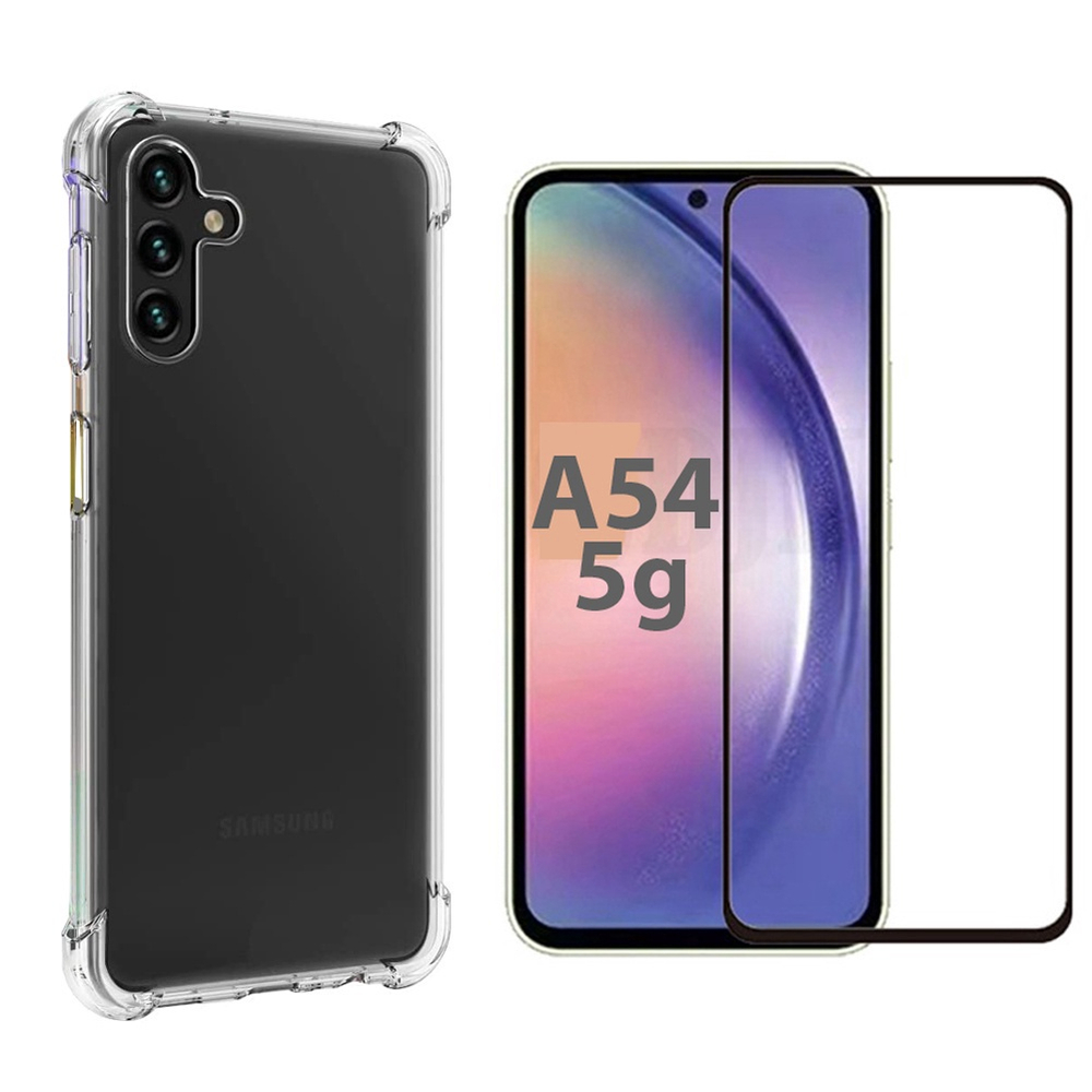 Kit Capa Capinha Para Galaxy A54 Anti Impacto Película 3d Submarino