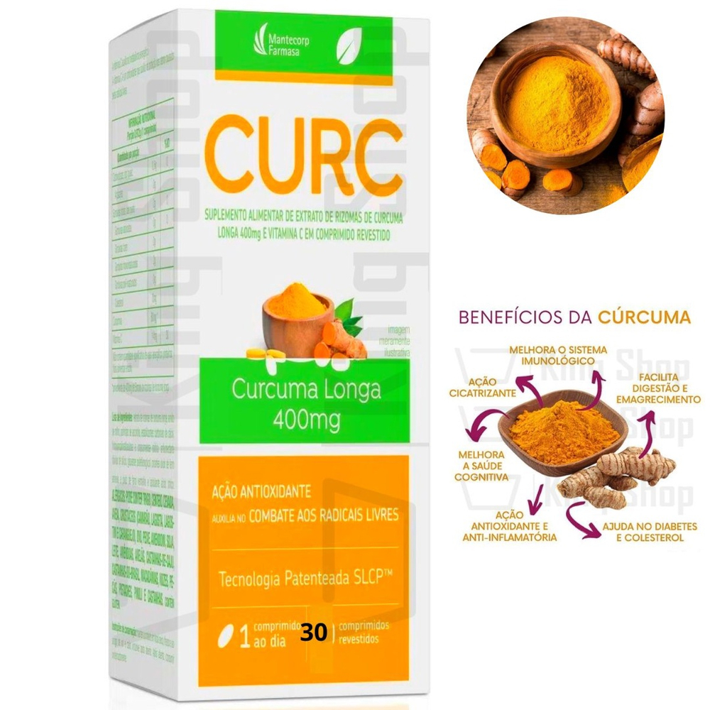 Curc Suplemento Alimentar Curcuma Longa Antioxidante C Em Promo O