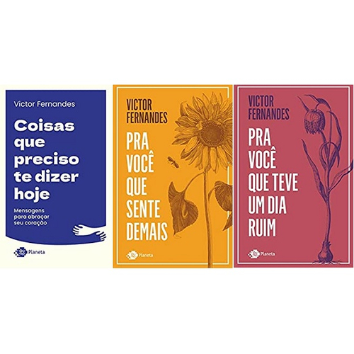 Kit 3 Livros Victor Fernandes Coisas Que Preciso Te Dizer Hoje Pra