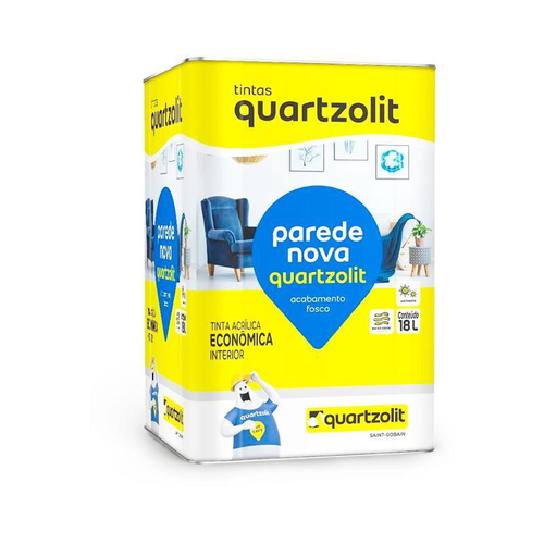 Tinta Parede Quartzolit Nova Eco Branco Gelo 18L em Promoção na Americanas