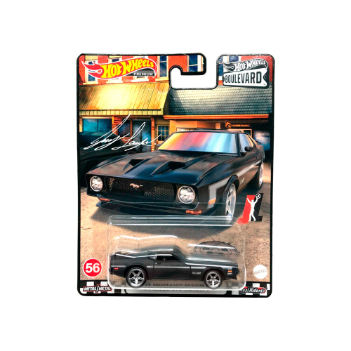 Carrinho Hot Wheels Premium 71 Mustang Mach 1 56 Boulevard Em