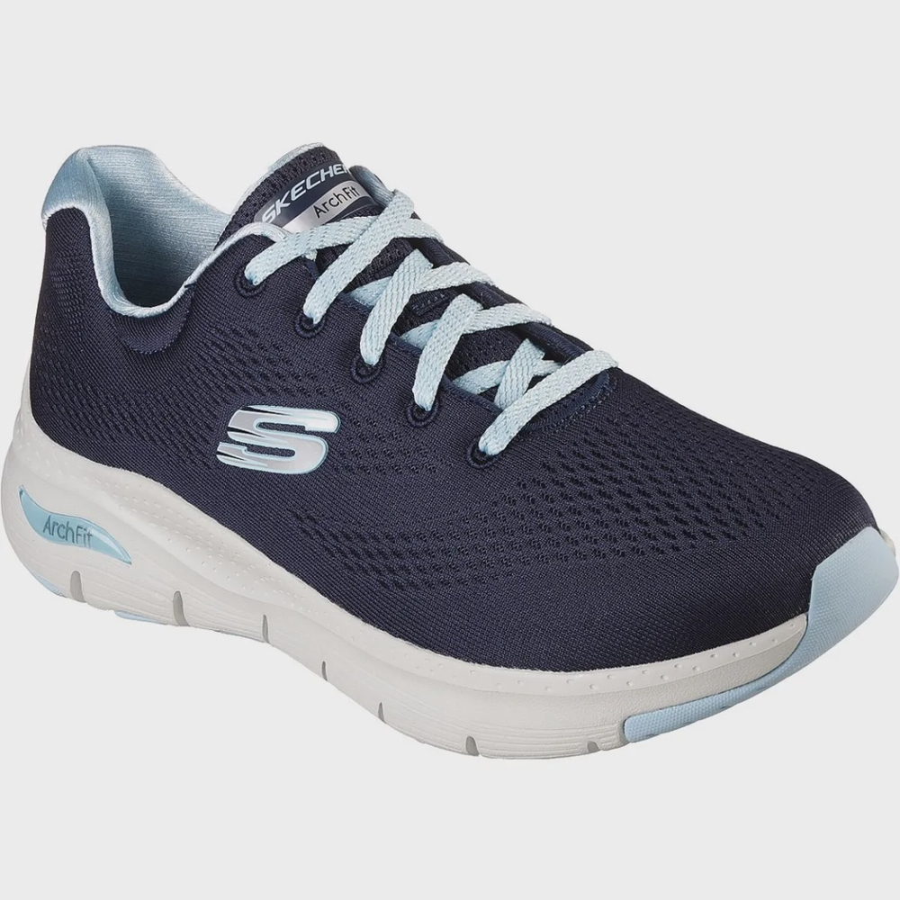 Tênis Feminino Arch Fit Big Appeal 149057 Skechers Azul Marinho no Shoptime