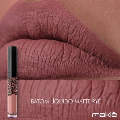 Batom L Quido Matte Maki Tons Nude Rye Em Promo O Na Americanas