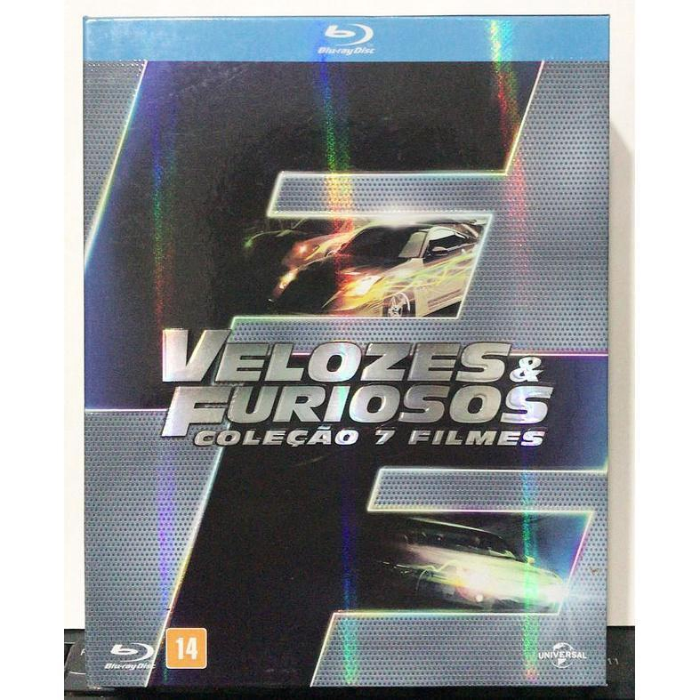 Blu Ray Velozes E Furiosos Coleção 7 Filmes 7 Discos Submarino