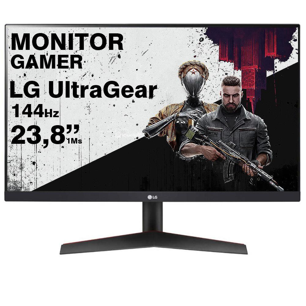 Monitor Gamer 144Hz 1Ms Lg Ultragear Fhd 23 8 Hdr Freesync Na