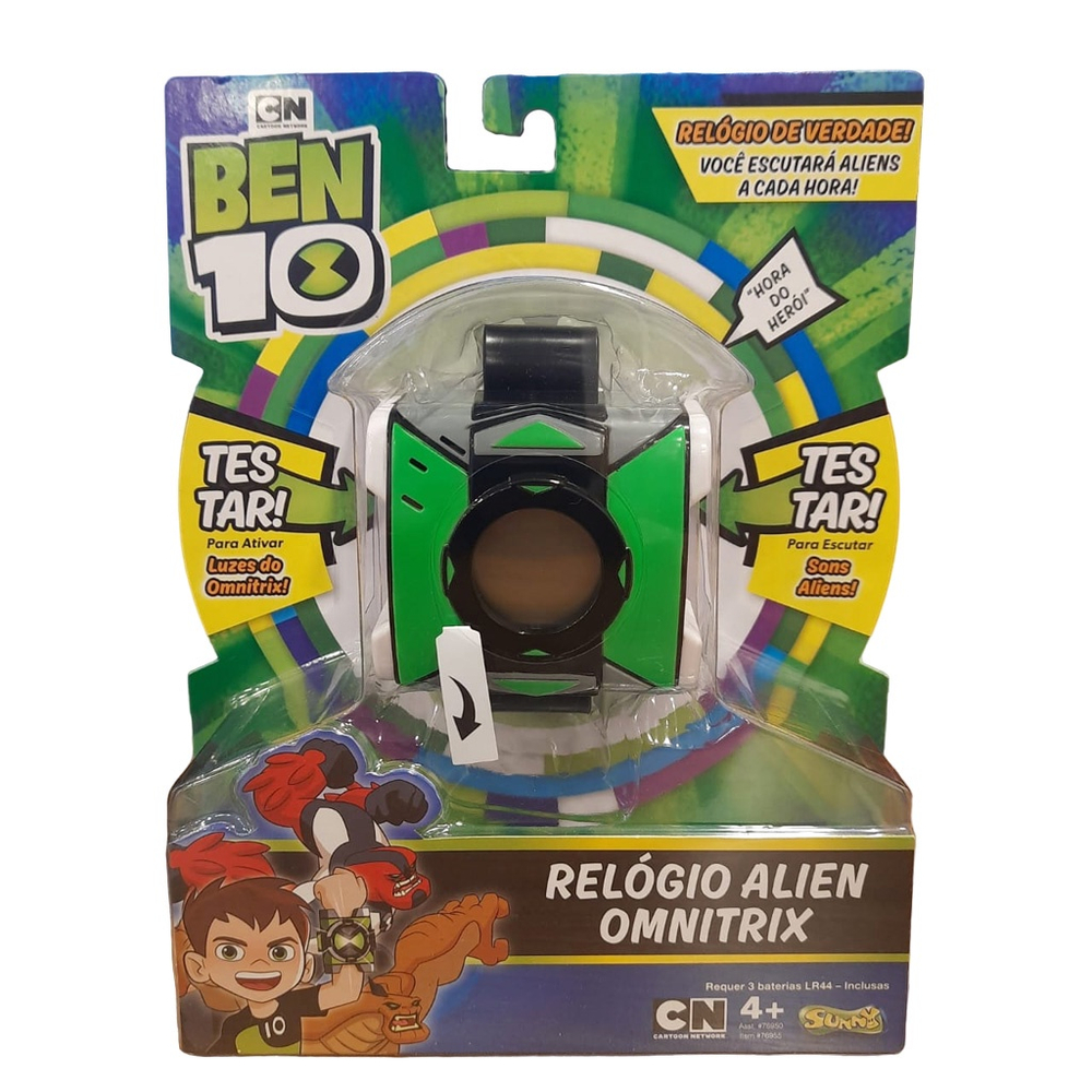 Relógio Omnitrix Ben 10 Modificador De Voz Alien 1828 Sunny Submarino