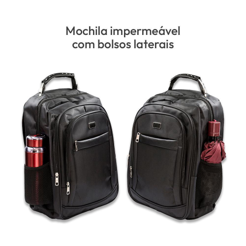 Mochila Bolsa Masculina Notebook Impermeavel Reforçada C Aço em