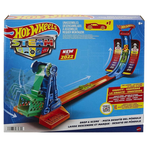 Pista De Brinquedo Hot Wheels Steam Desafio Del Pendulo Hdy Em